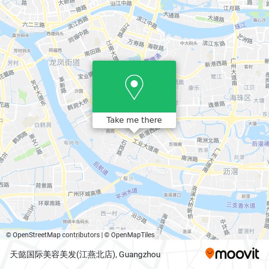 天懿国际美容美发(江燕北店) map