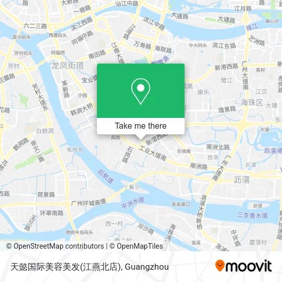 天懿国际美容美发(江燕北店) map