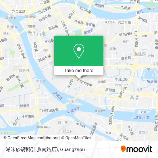 潮味砂锅粥(江燕南路店) map