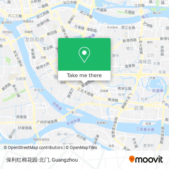 保利红棉花园-北门 map