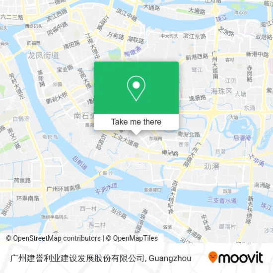 广州建誉利业建设发展股份有限公司 map