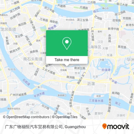 广东广物福恒汽车贸易有限公司 map