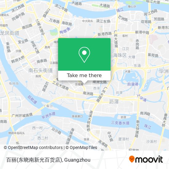 百丽(东晓南新光百货店) map