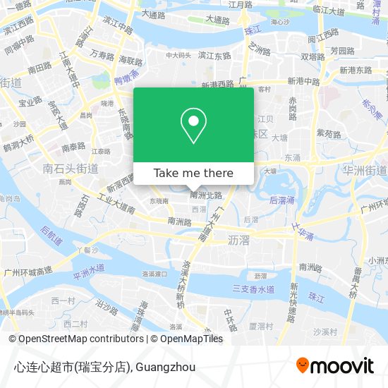 心连心超市(瑞宝分店) map