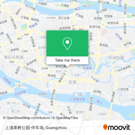 上涌果树公园-停车场 map