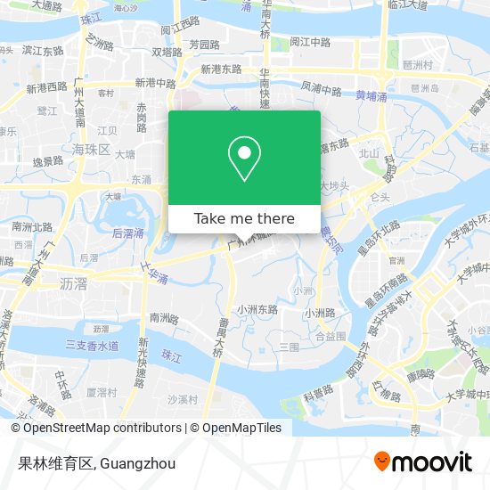果林维育区 map