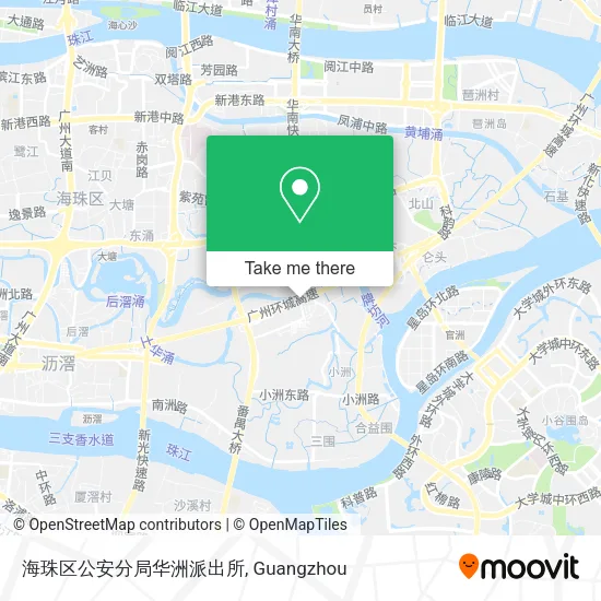 海珠区公安分局华洲派出所 map