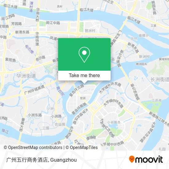 广州五行商务酒店 map