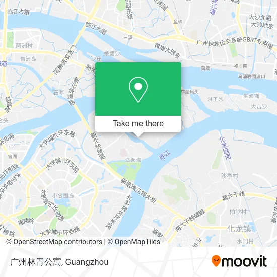 广州林青公寓 map