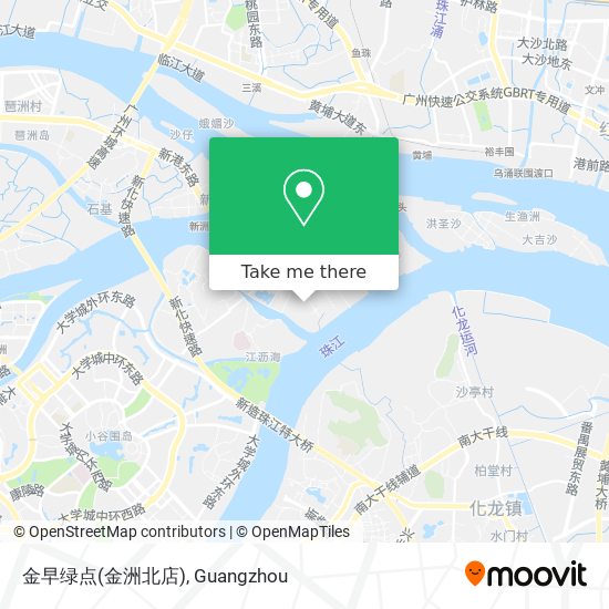金早绿点(金洲北店) map