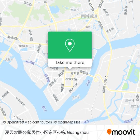 夏园农民公寓居住小区东区-6栋 map
