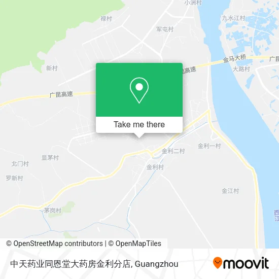 中天药业同恩堂大药房金利分店 map