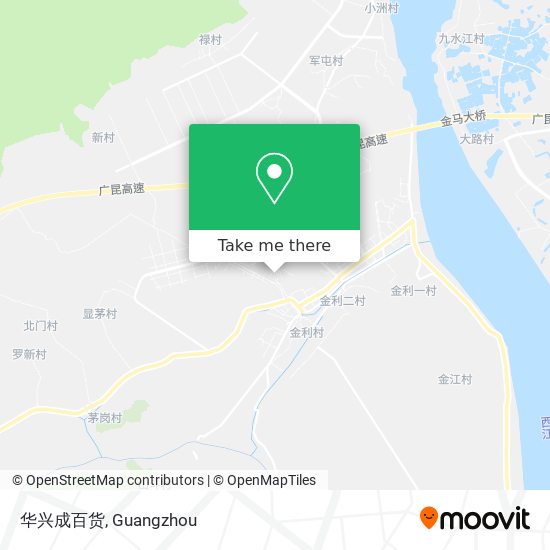 华兴成百货 map
