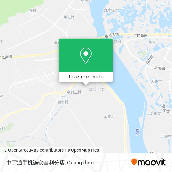中宇通手机连锁金利分店 map