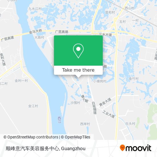 顺峰意汽车美容服务中心 map