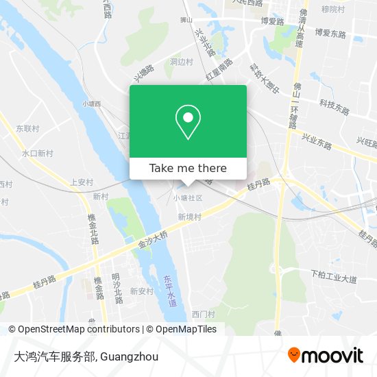 大鸿汽车服务部 map