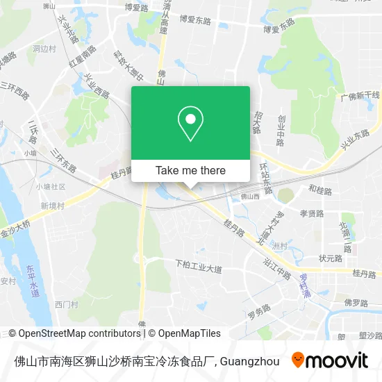 佛山市南海区狮山沙桥南宝冷冻食品厂 map
