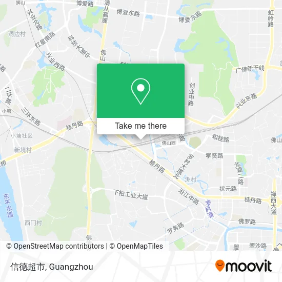 信德超市 map