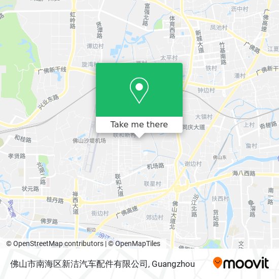 佛山市南海区新洁汽车配件有限公司 map