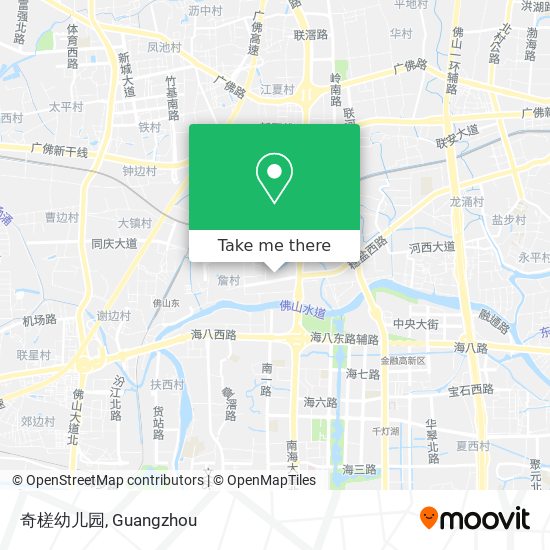 奇槎幼儿园 map