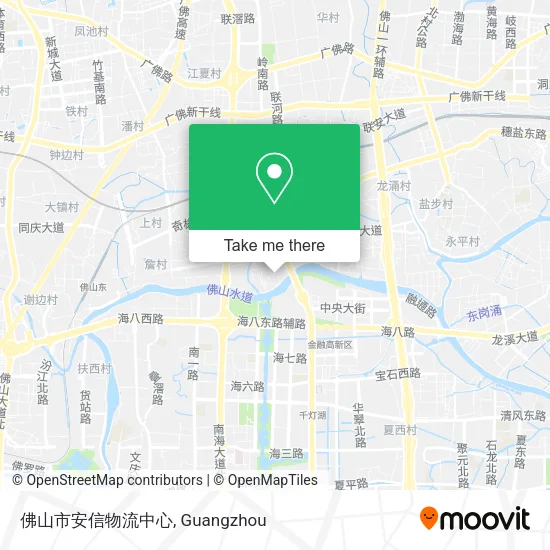 佛山市安信物流中心 map