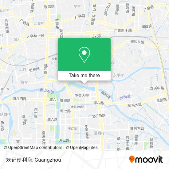欢记便利店 map