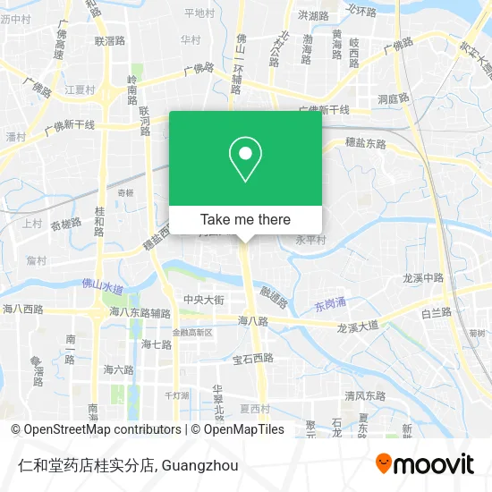 仁和堂药店桂实分店 map