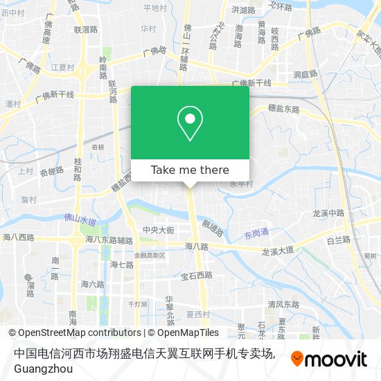 中国电信河西市场翔盛电信天翼互联网手机专卖场 map