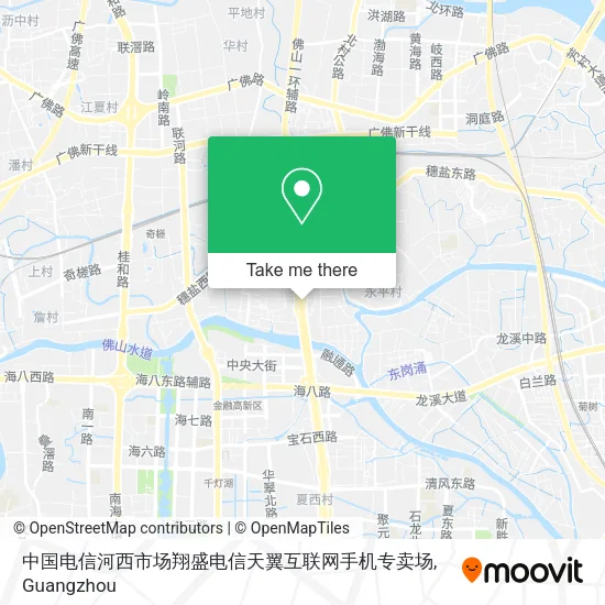 中国电信河西市场翔盛电信天翼互联网手机专卖场 map