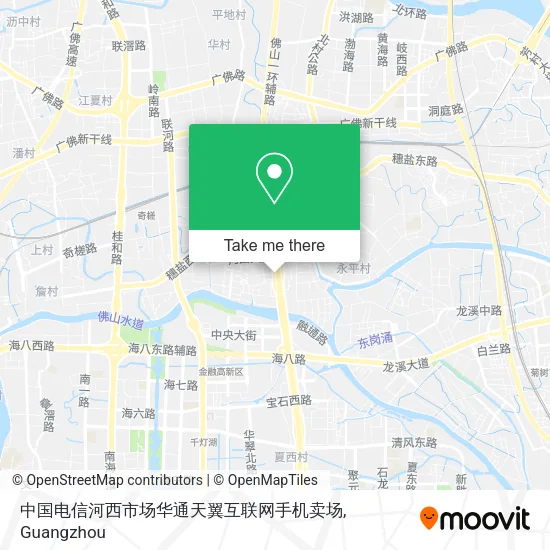中国电信河西市场华通天翼互联网手机卖场 map
