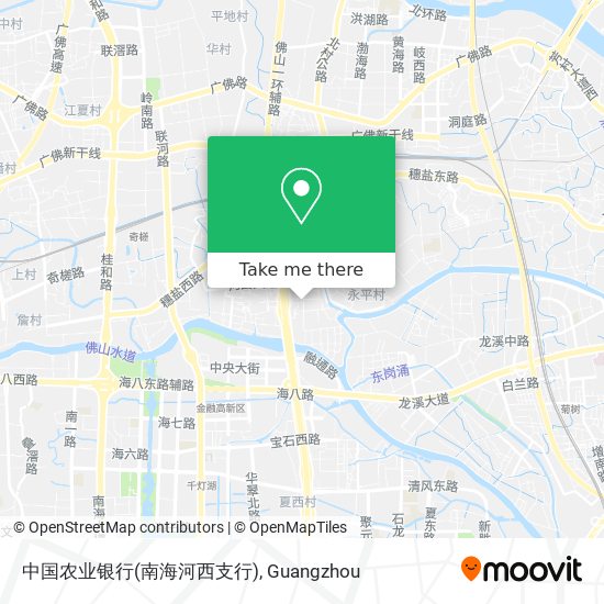 中国农业银行(南海河西支行) map