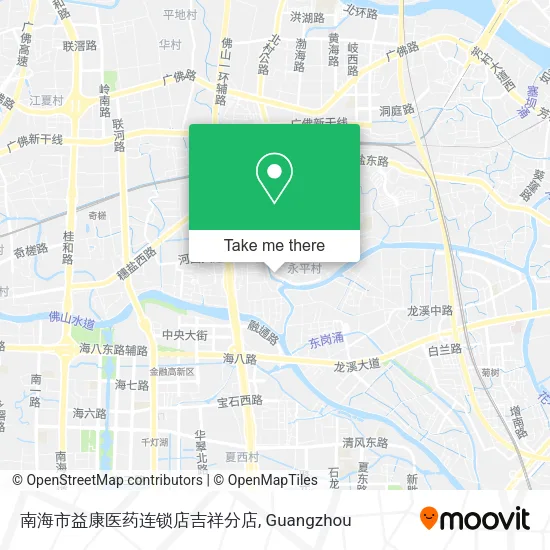 南海市益康医药连锁店吉祥分店 map