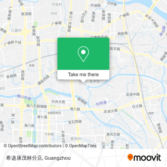 希递康茂林分店 map
