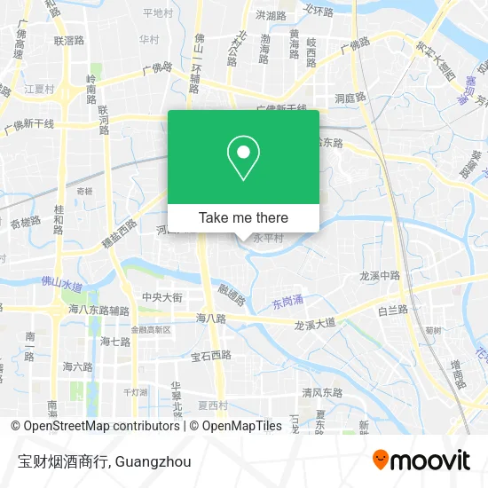 宝财烟酒商行 map