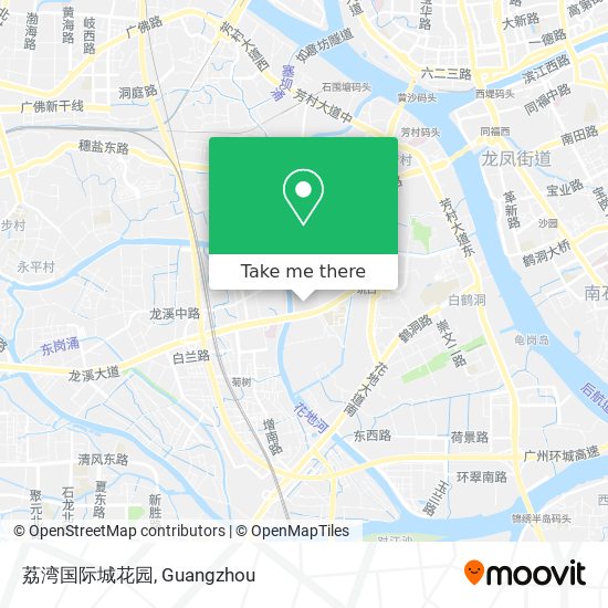 荔湾国际城花园 map