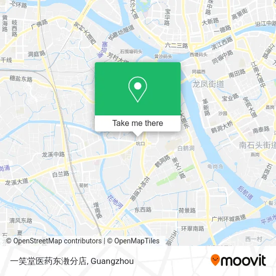 一笑堂医药东漖分店 map