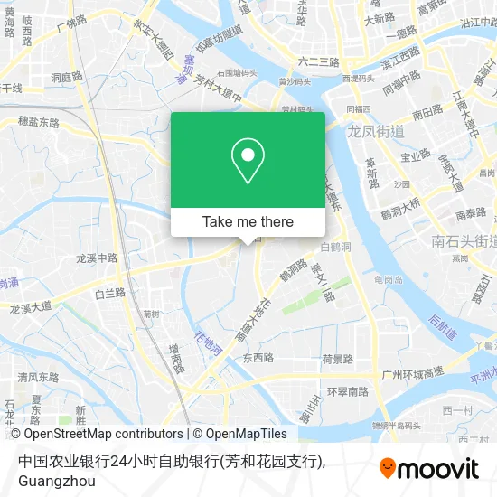 中国农业银行24小时自助银行(芳和花园支行) map