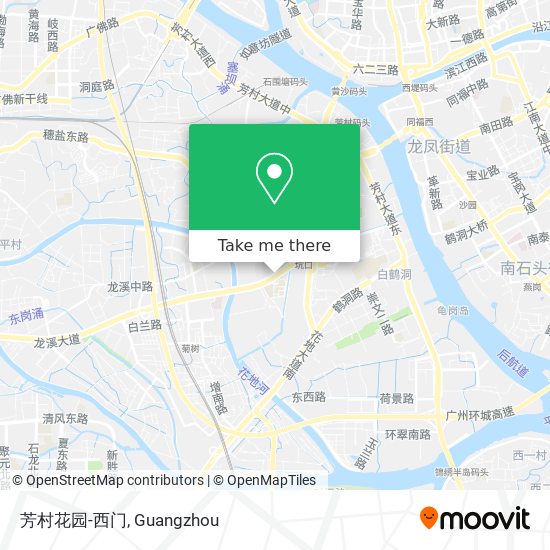 芳村花园-西门 map