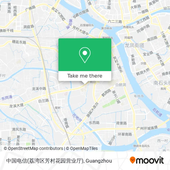 中国电信(荔湾区芳村花园营业厅) map