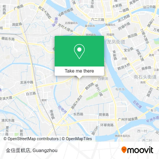 金信蛋糕店 map