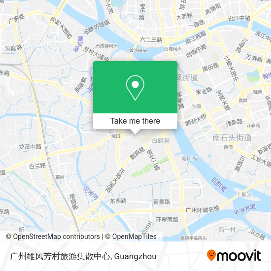 广州雄风芳村旅游集散中心 map