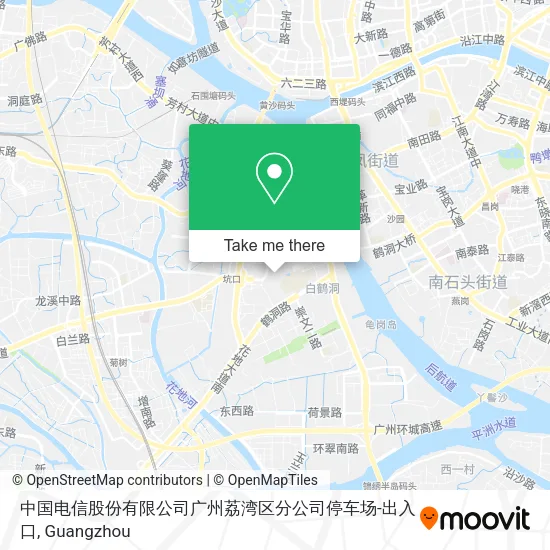中国电信股份有限公司广州荔湾区分公司停车场-出入口 map