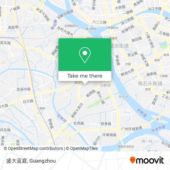 盛大蓝庭 map