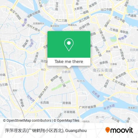 萍萍理发店(广钢鹤翔小区西北) map
