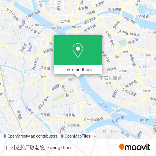 广州造船厂敬老院 map
