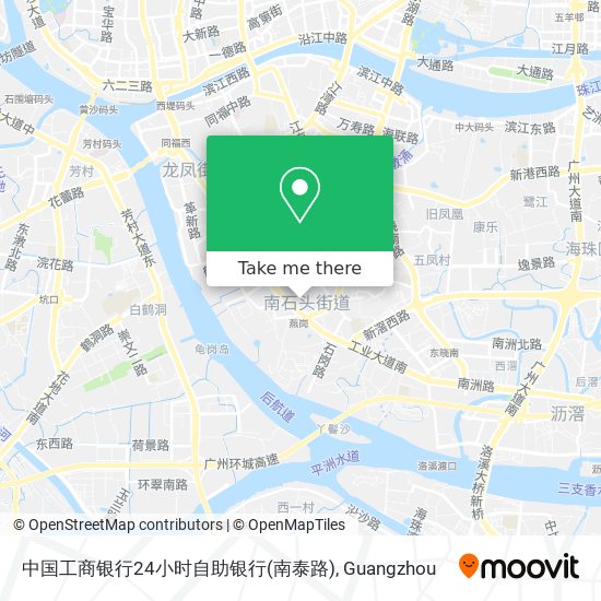 中国工商银行24小时自助银行(南泰路) map