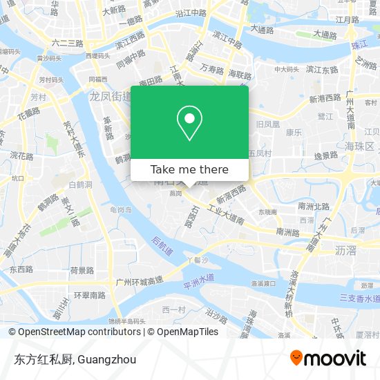 东方红私厨 map