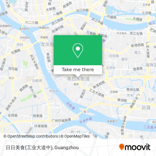 日日美食(工业大道中) map