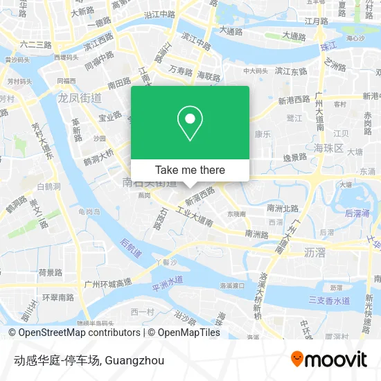 动感华庭-停车场 map