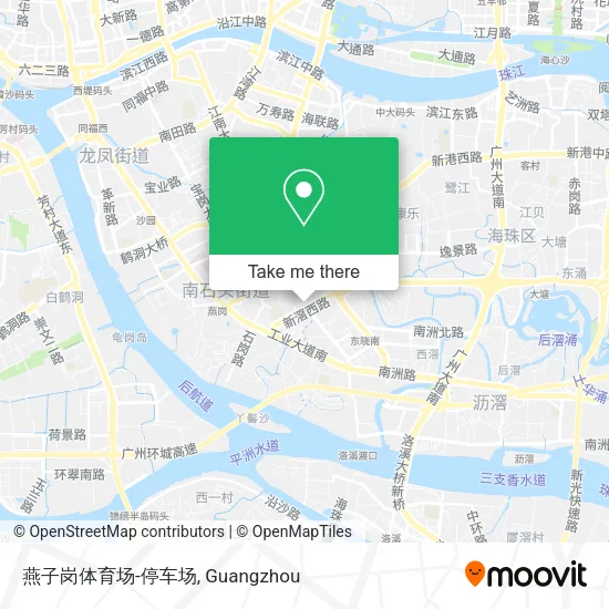 燕子岗体育场-停车场 map